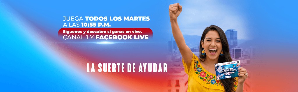 Juega todos los martes a las 10:55 p.m. La suerte de ayudar.