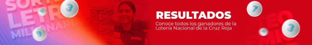 Resultados. Conoce todos los ganadores de la Lotería Nacional de la Cruz Roja